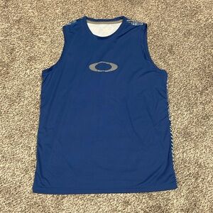 Men’s Oakley Tank Top Medium Blue Like New